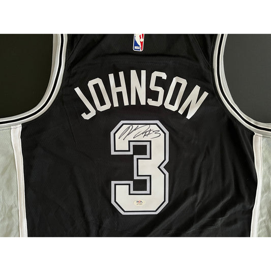Keldon Johnson Signed San Antonio Spurs Jersey PSA/DNA