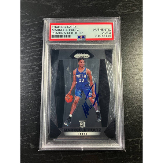 2017-18 Panini Prizm Markelle Fultz Signed Rookie RC Auto PSA/DNA