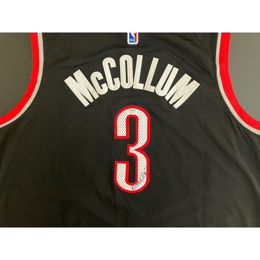 CJ McCollum Signed Portland Trail Blazers Jersey PSA/DNA COA