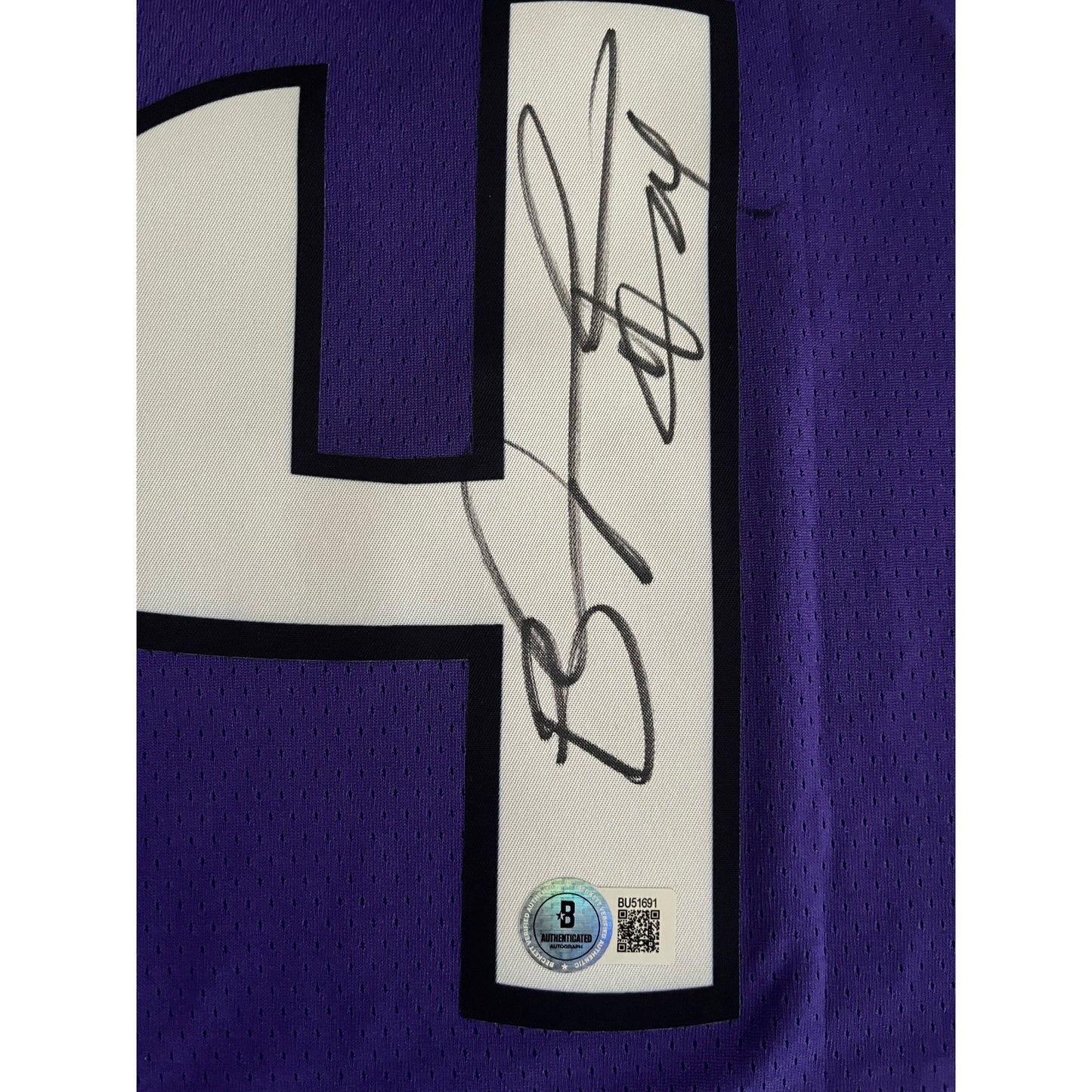 Bobby Jackson Signed Sacramento Kings Jersey BAS Beckett COA