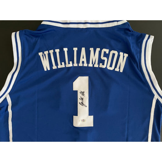 Zion Williamson Signed Duke Blue Devils Jersey PSA/DNA