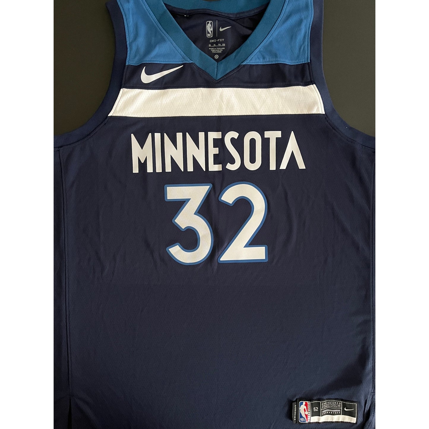 Karl Anthony Towns Signed Minnesota Timberwolves Jersey PSA/DNA