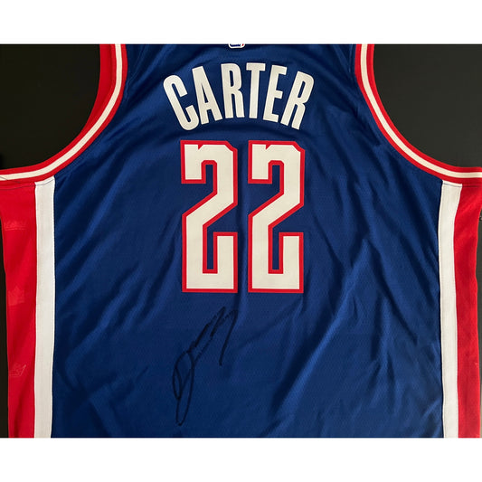 Devin Carter Signed Sacramento Kings City Edition Jersey BAS Beckett COA