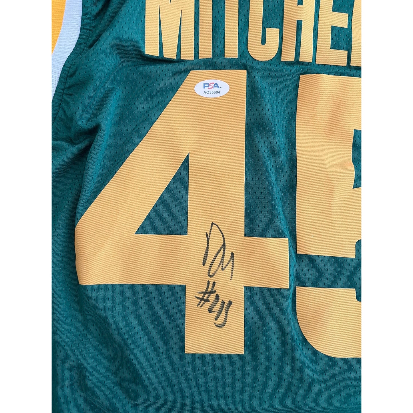 Davion Mitchell Signed Baylor Bears Jersey PSA/DNA