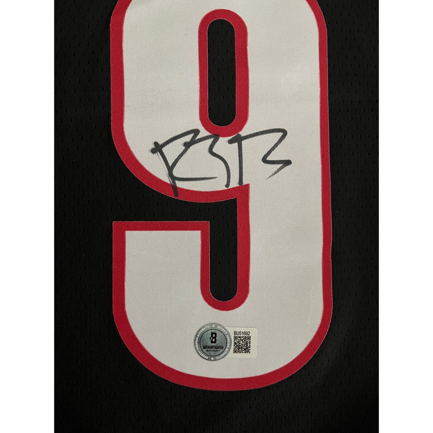 RJ Barrett Signed Toronto Raptors Jersey BAS Beckett COA