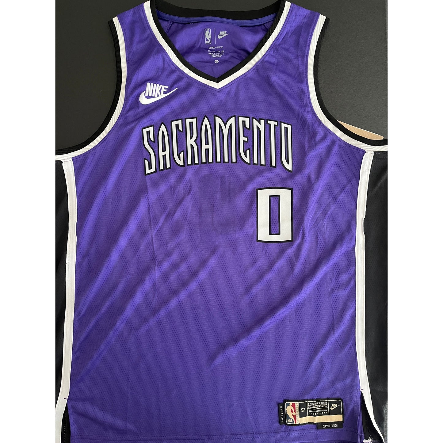 Malik Monk Signed Sacramento Kings Classic Edition Jersey PSA/DNA