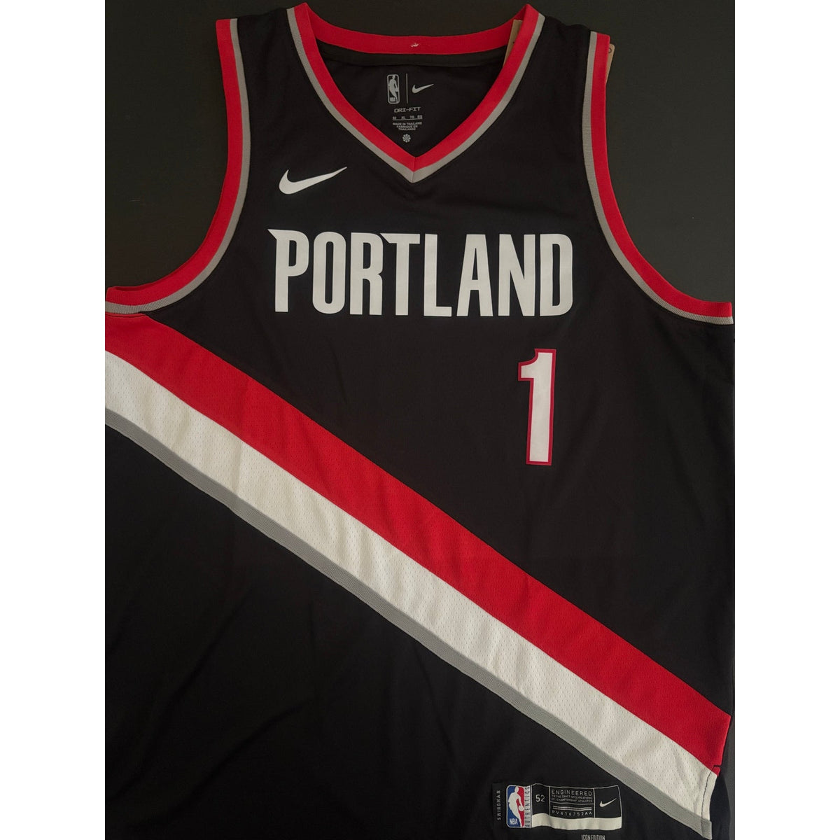 Ja Morant Signed Portland Trail Blazers Jersey PSA/DNA