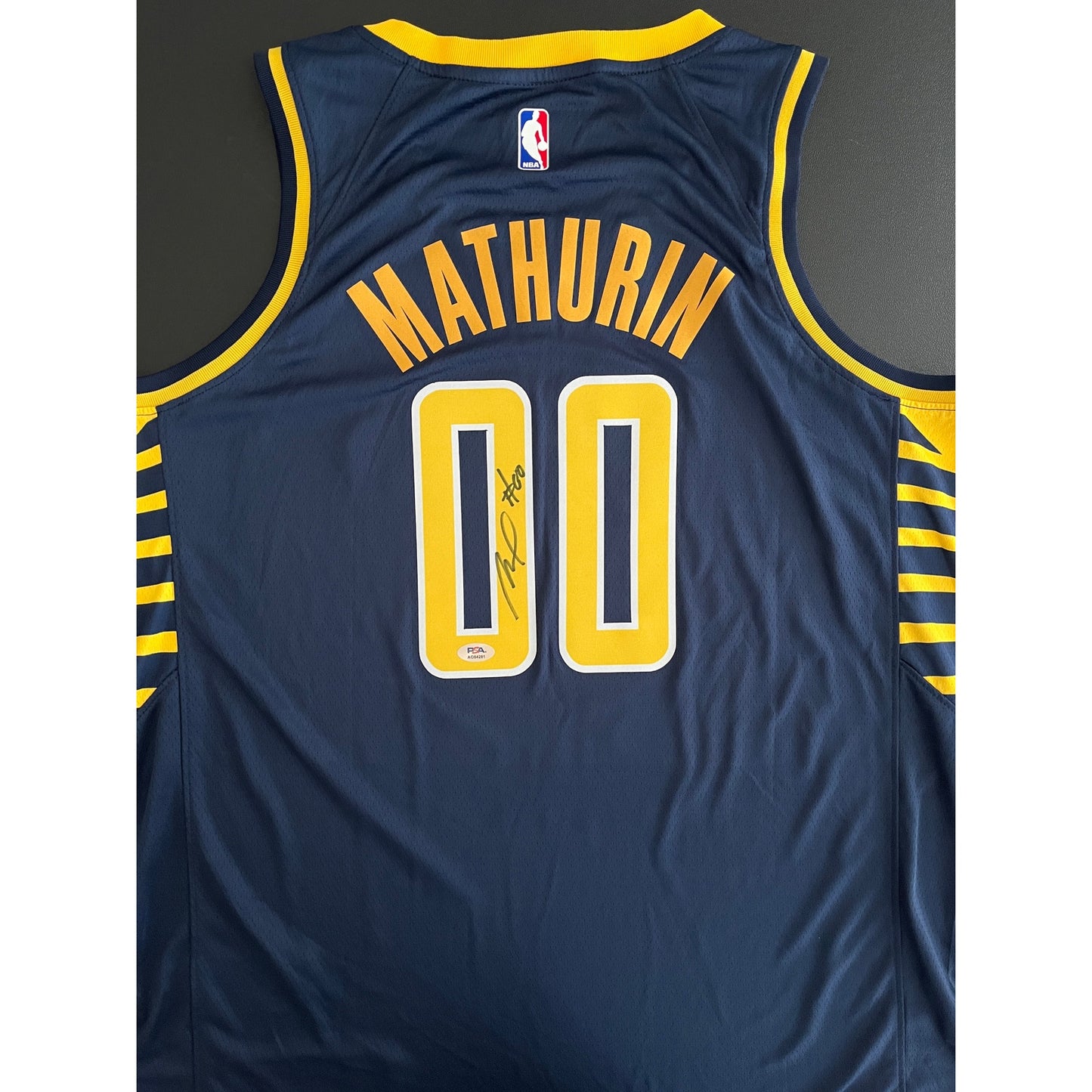 Benedict Mathurin Signed Indiana Pacers Jersey PSA/DNA
