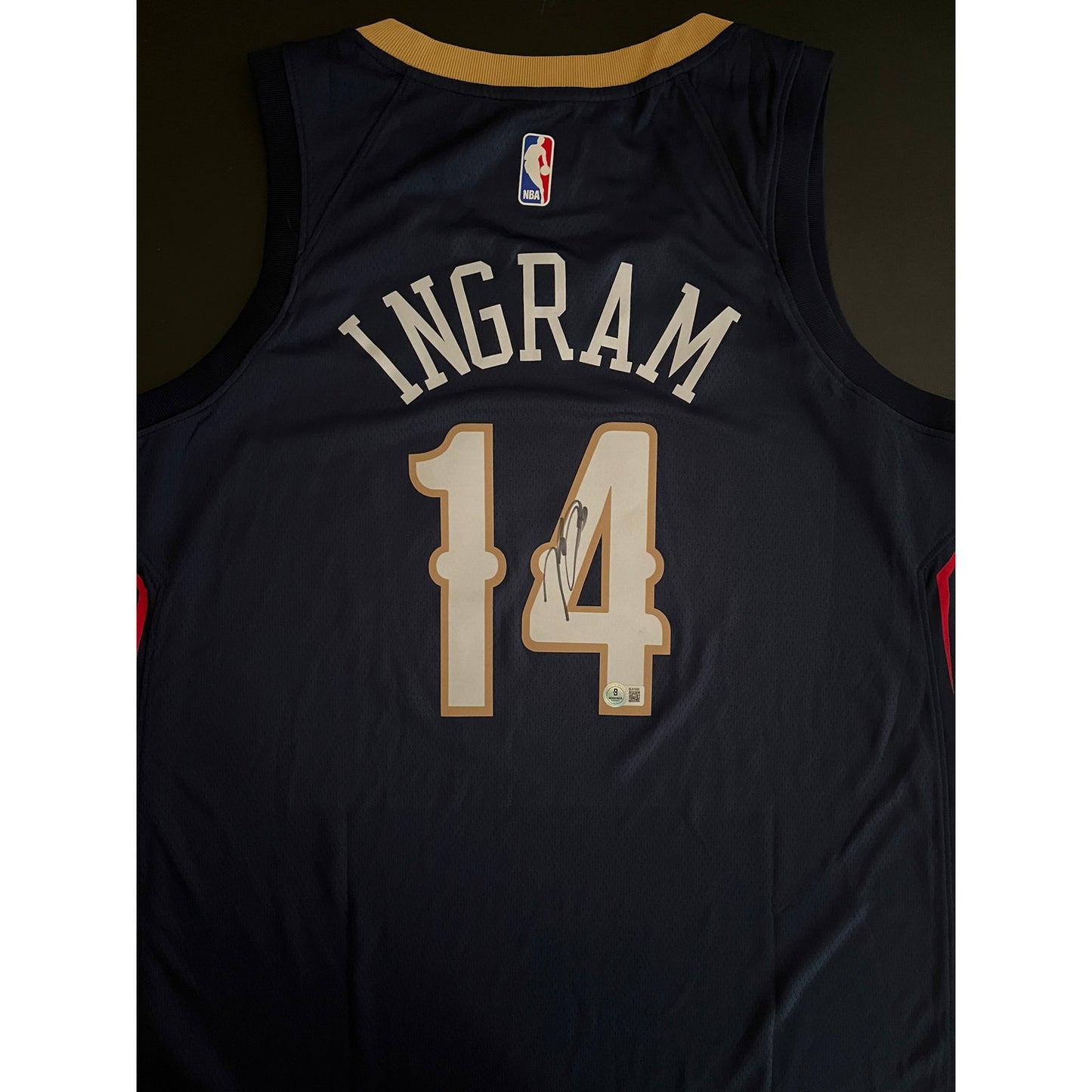 Brandon Ingram Signed New Orleans Pelicans Jersey BAS Beckett COA