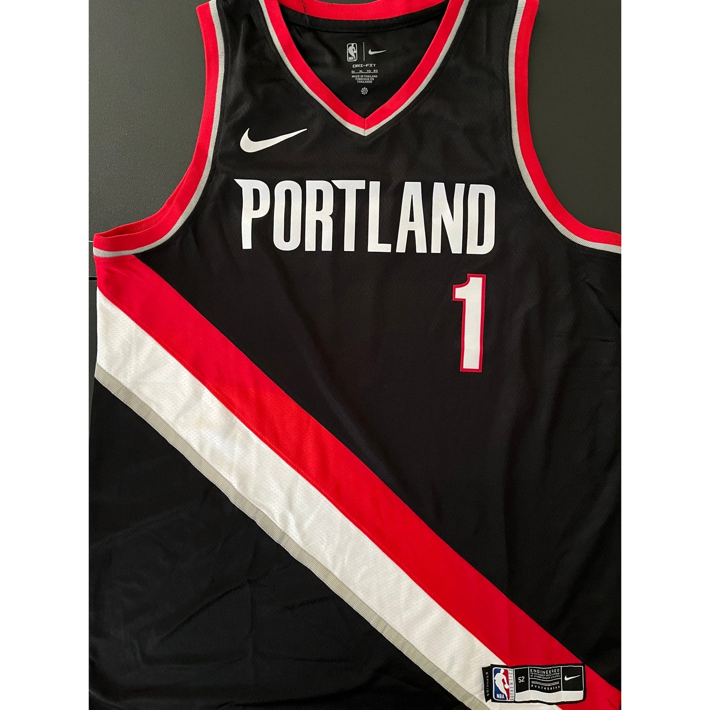 Anfernee Simons Signed Portland Trail Blazers Jersey PSA/DNA