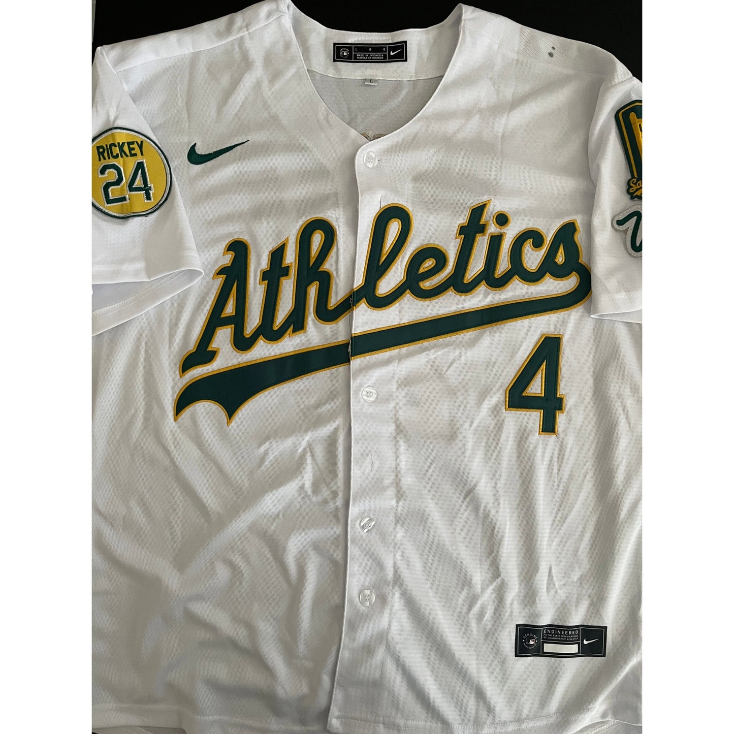 Lawrence Butler Signed Athletics A's Jersey BAS Beckett COA