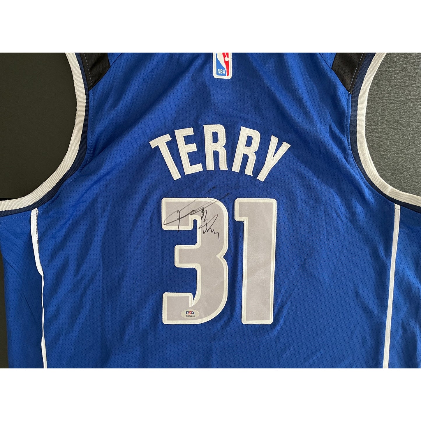 Jason Terry Signed Dallas Mavericks Jersey PSA/DNA