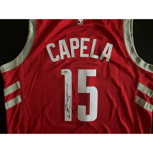 Clint Capela Signed Houston Rockets Jersey PSA/DNA COA