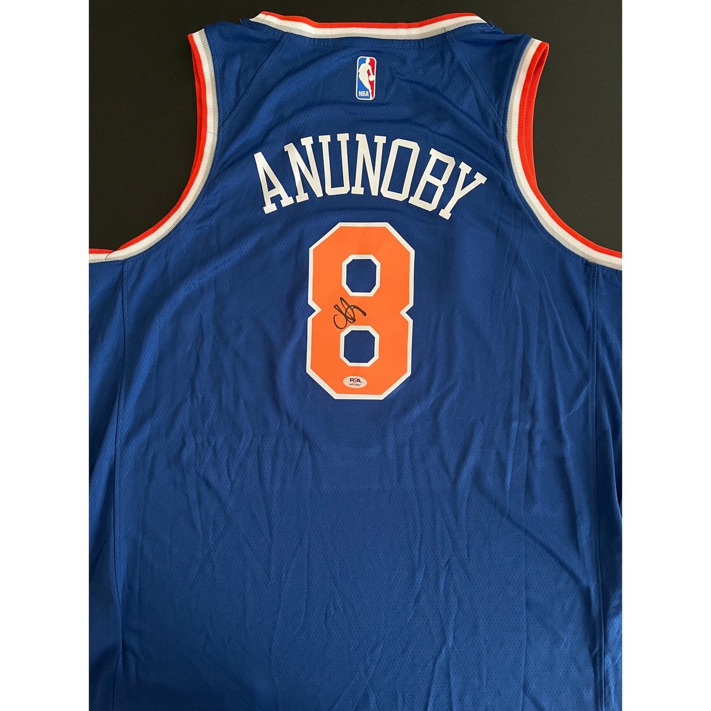 OG Anunoby Signed New York Knicks Jersey PSA/DNA