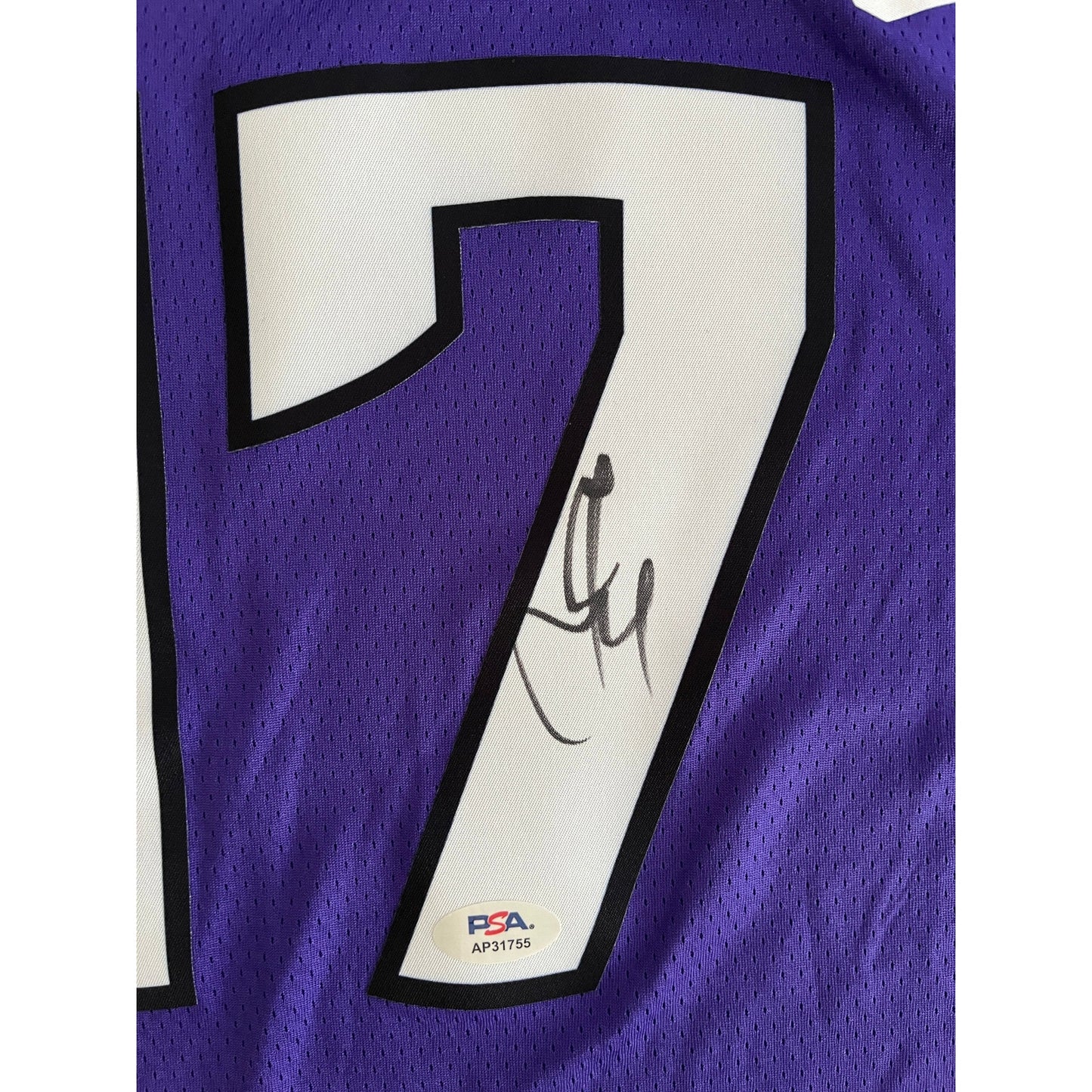 Jonas Valančiūnas Signed Sacramento Kings Jersey PSA/DNA