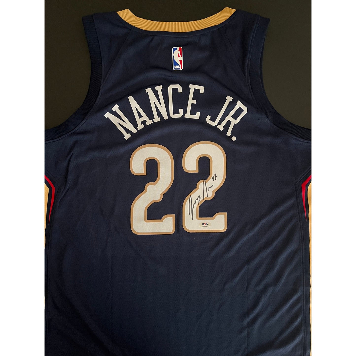 Larry Nance Jr. Signed New Orleans Pelicans Jersey PSA/DNA