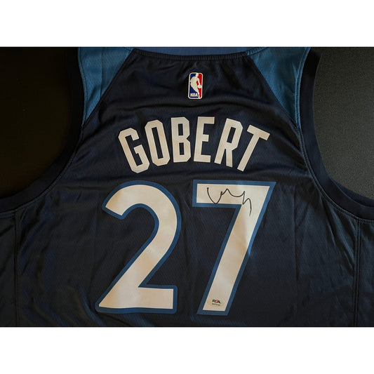 Rudy Gobert Signed Minnesota Timberwolves Jersey PSA/DNA