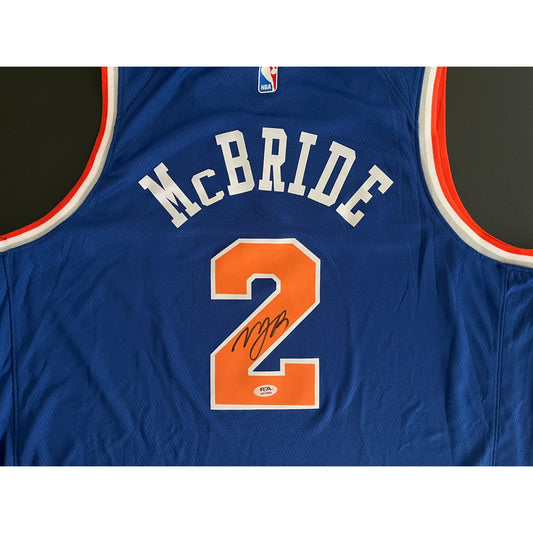 Miles McBride Signed New York Knicks Jersey PSA/DNA