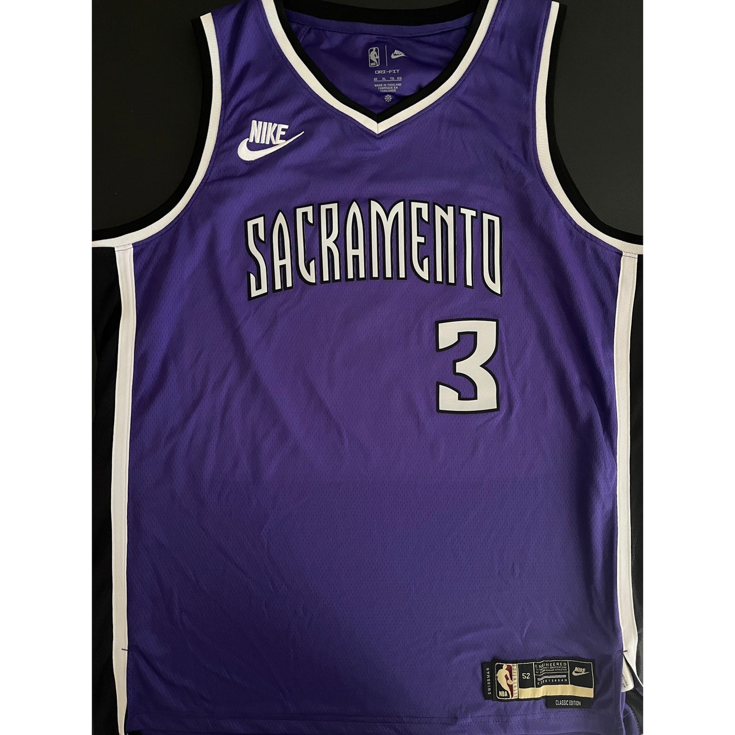 Jordan McLaughlin Signed Sacramento Kings Classic Edition Jersey BAS Beckett COA