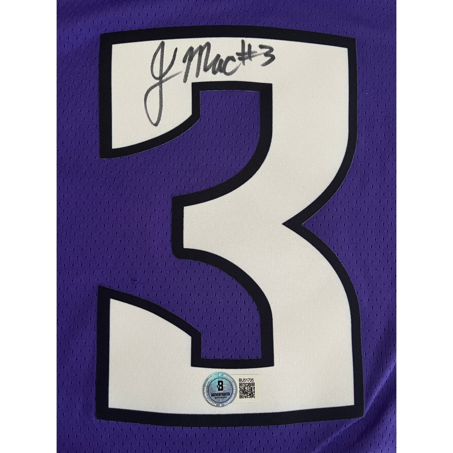 Jordan McLaughlin Signed Sacramento Kings Classic Edition Jersey BAS Beckett COA