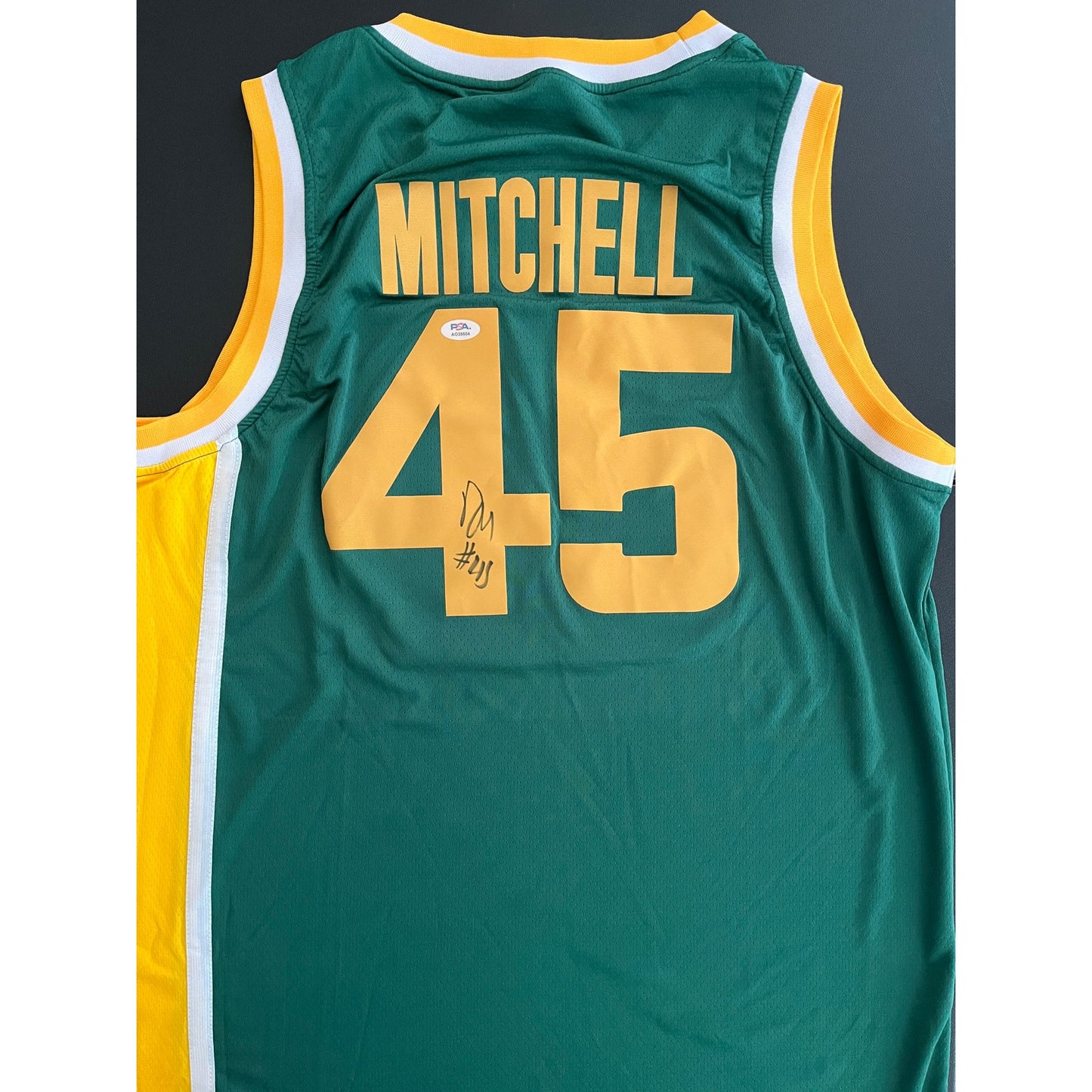 Davion Mitchell Signed Baylor Bears Jersey PSA/DNA