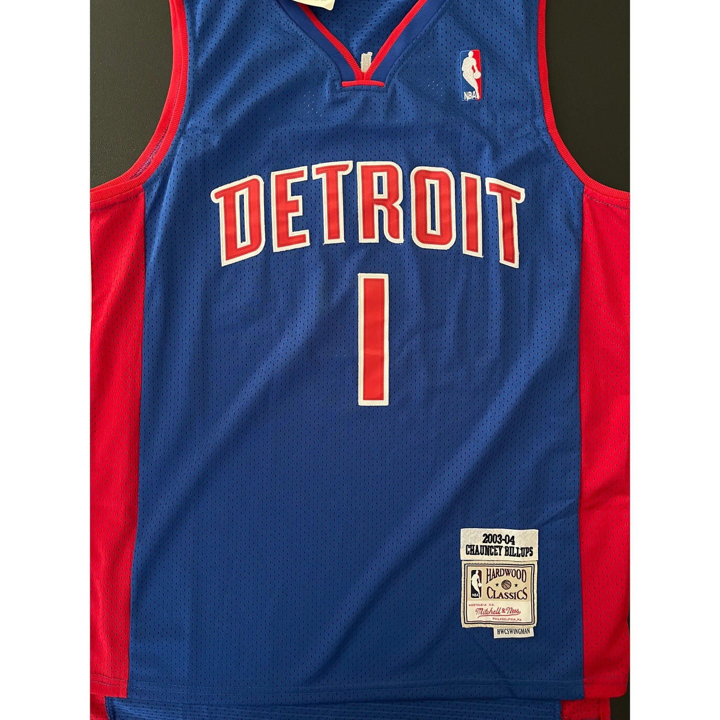 Chauncey Billups Signed Detroit Pistons Jersey PSA/DNA