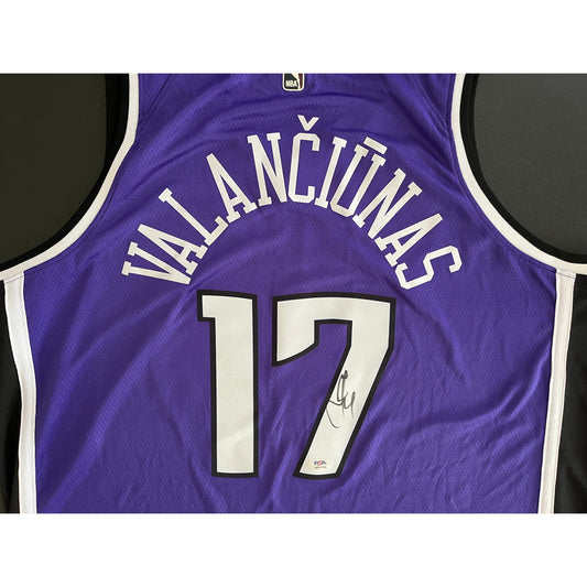 Jonas Valančiūnas Signed Sacramento Kings Jersey PSA/DNA