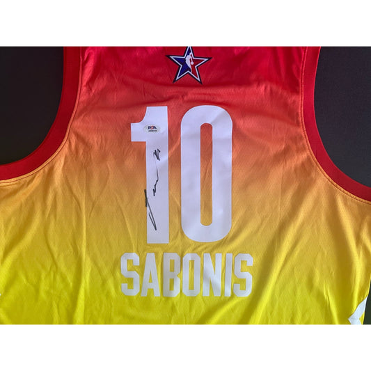 Domantas Sabonis Signed 2023 NBA All-Star Jersey PSA/DNA COA