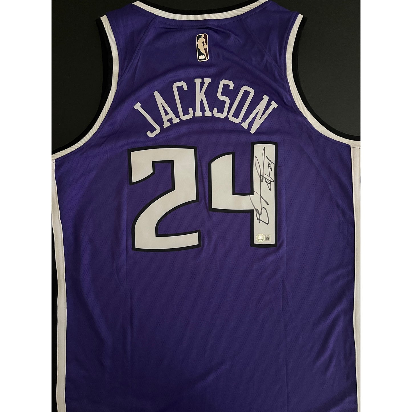 Bobby Jackson Signed Sacramento Kings Jersey BAS Beckett COA