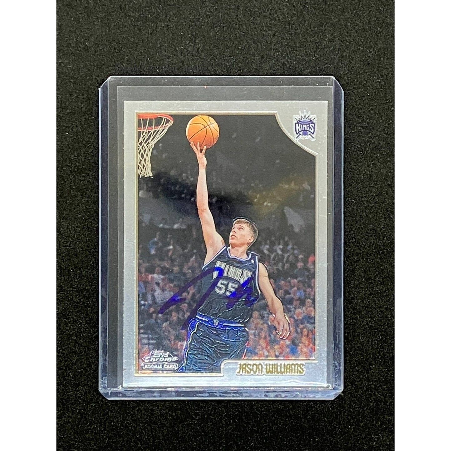 Jason Williams Signed 1998-99 Topps Chrome #153 Rookie Card RC JSA Witness COA