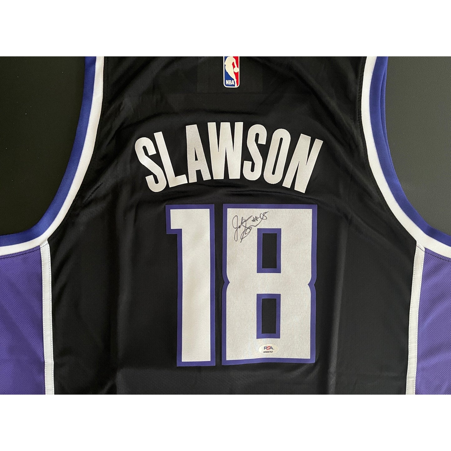 Jalen Slawson Signed Sacramento Kings Jersey PSA/DNA