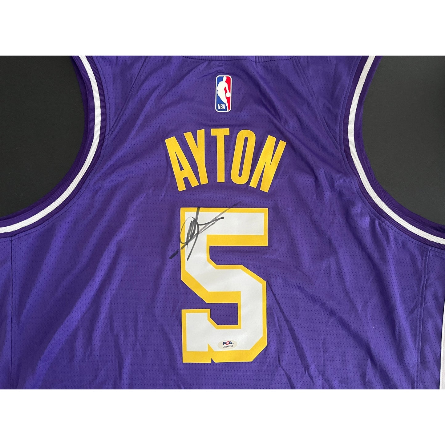 Deandre Ayton Signed Los Angeles Lakers Jersey PSA/DNA
