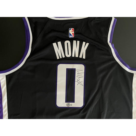 Malik Monk Signed Sacramento Kings Jersey Beckett BAS