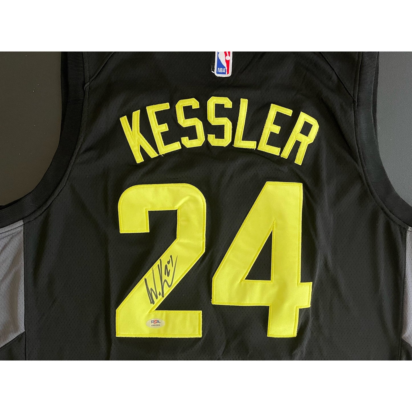 Walker Kessler Signed Utah Jazz Jersey PSA/DNA