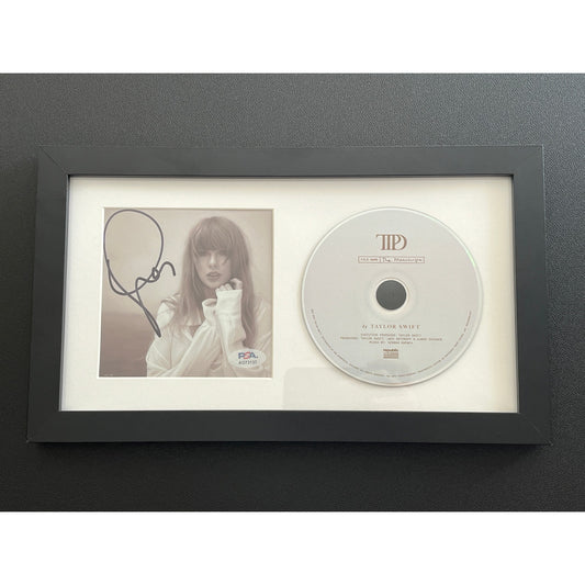 Taylor Swift - The Tortured Poets Department Signed & Framed CD PSA/DNA