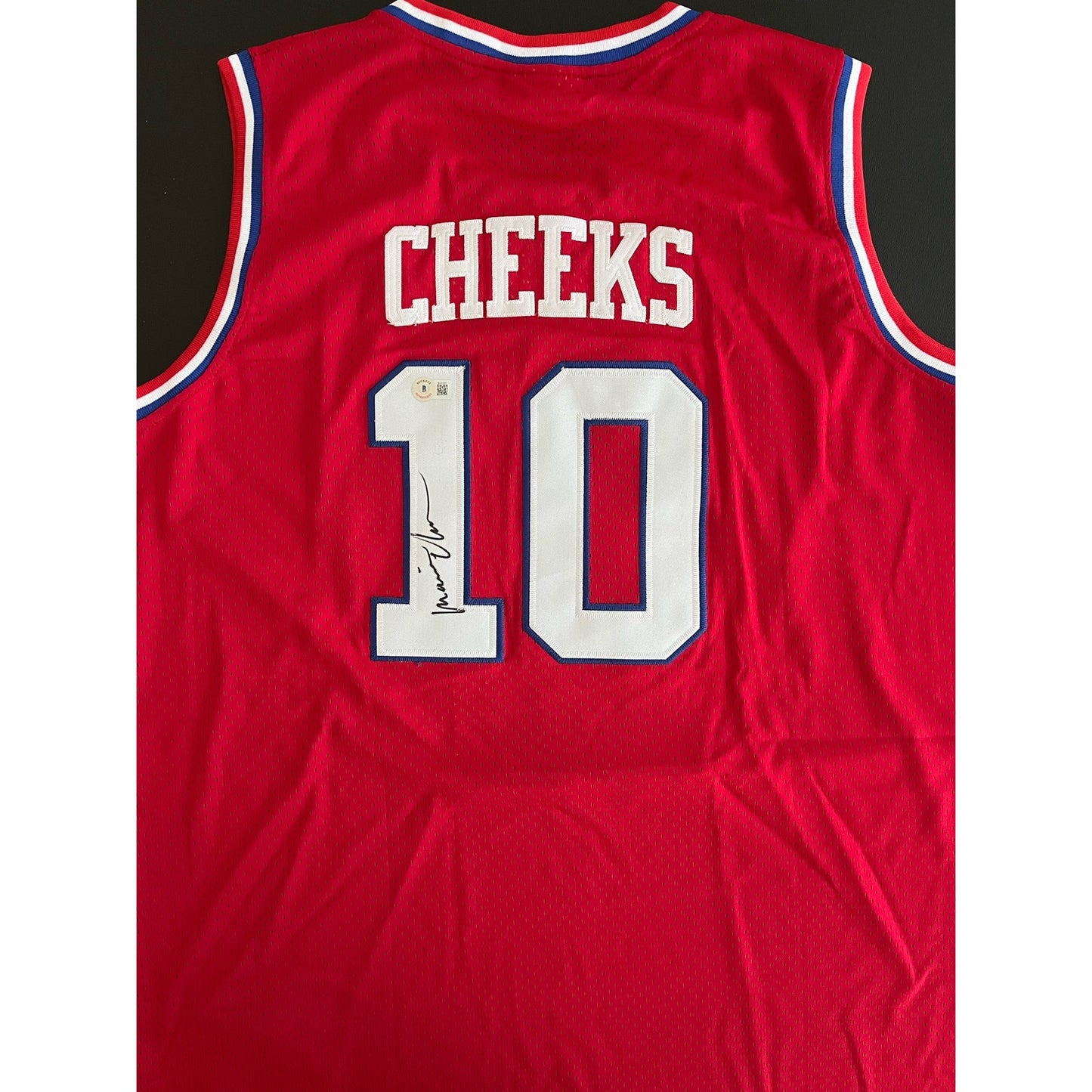 Maurice 'Mo' Cheeks Signed Philadelphia 76ers Jersey Beckett BAS