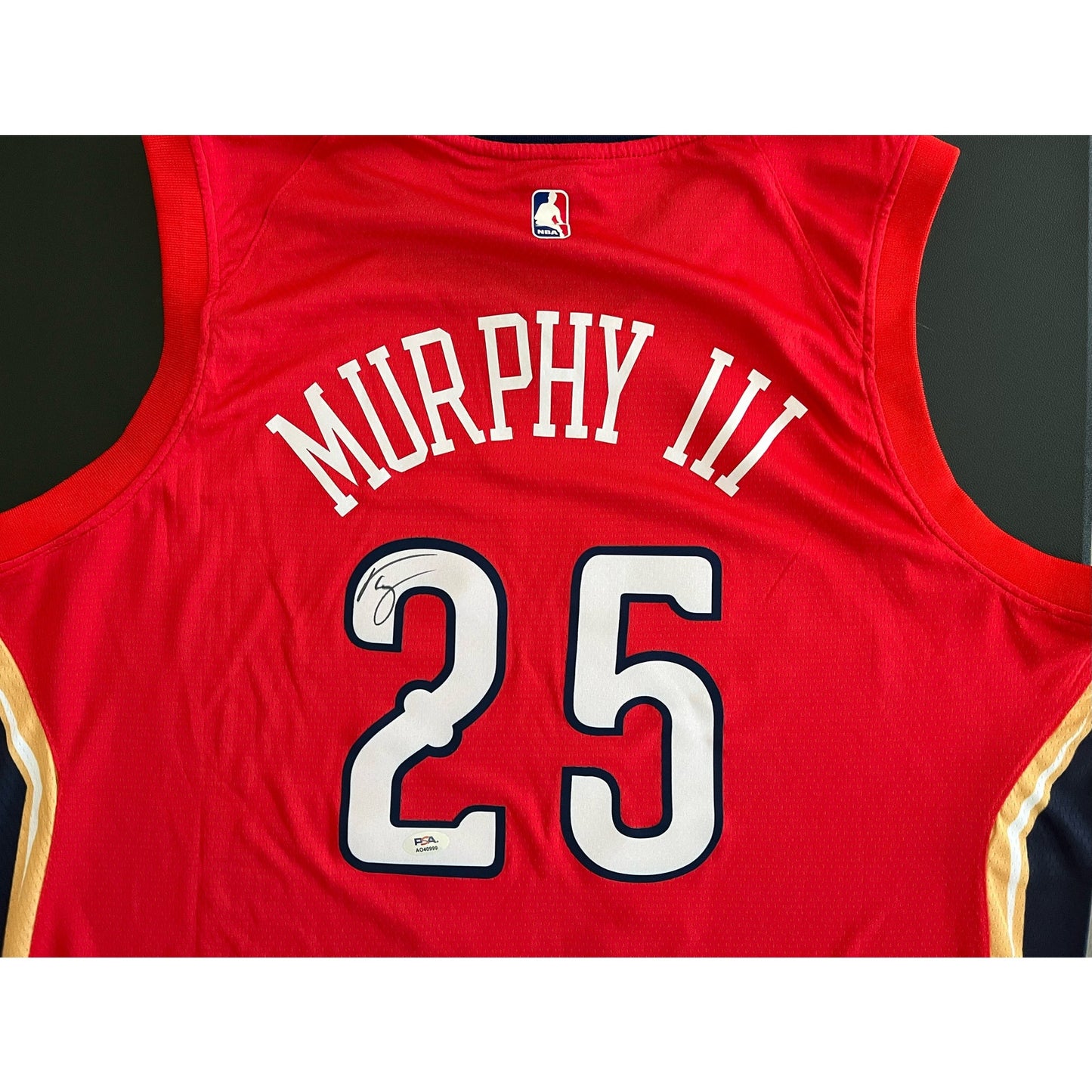 Trey Murphy III Signed New Orleans Pelicans Jersey PSA/DNA