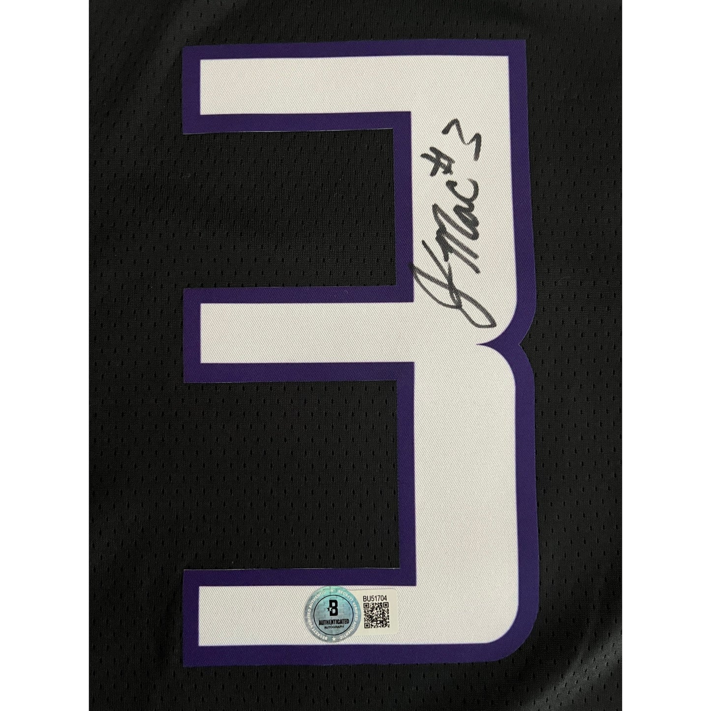 Jordan McLaughlin Signed Sacramento Kings Icon Jersey BAS Beckett COA