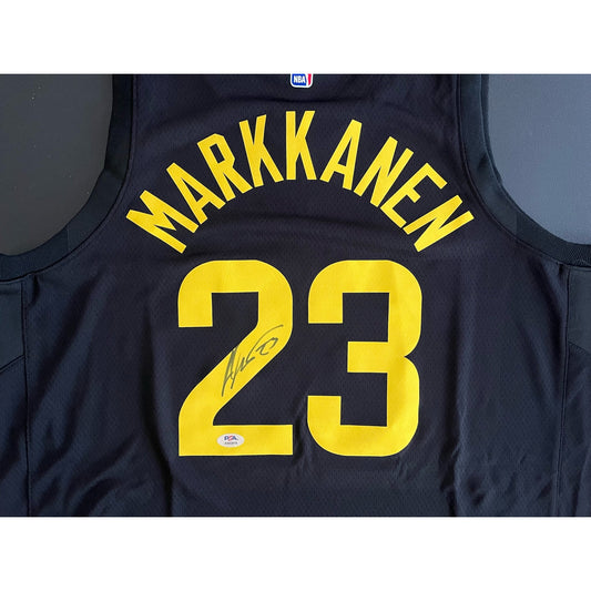 Lauri Markkanen Signed Utah Jazz Jersey PSA/DNA