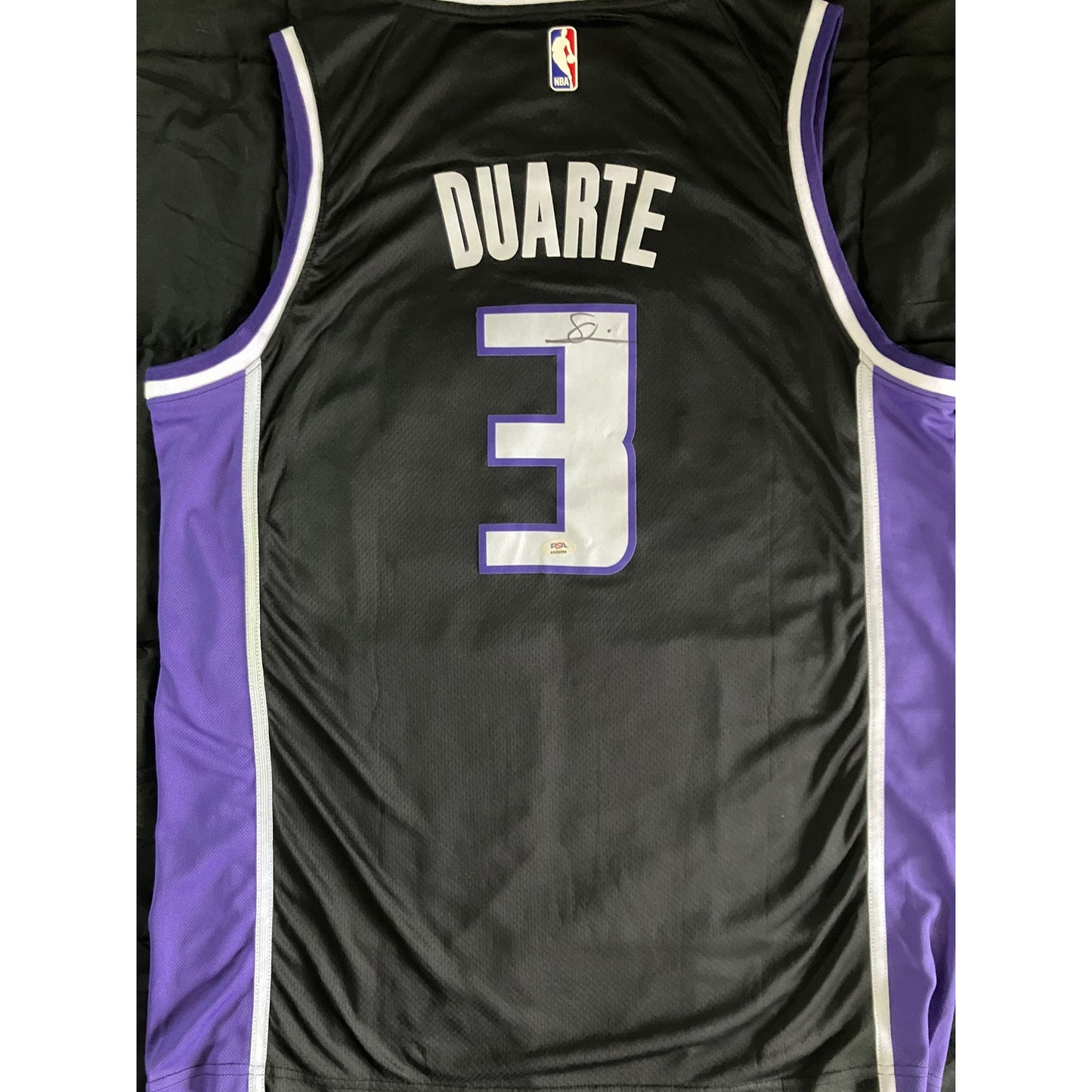 Chris Duarte Signed Sacramento Kings Jersey PSA/DNA COA