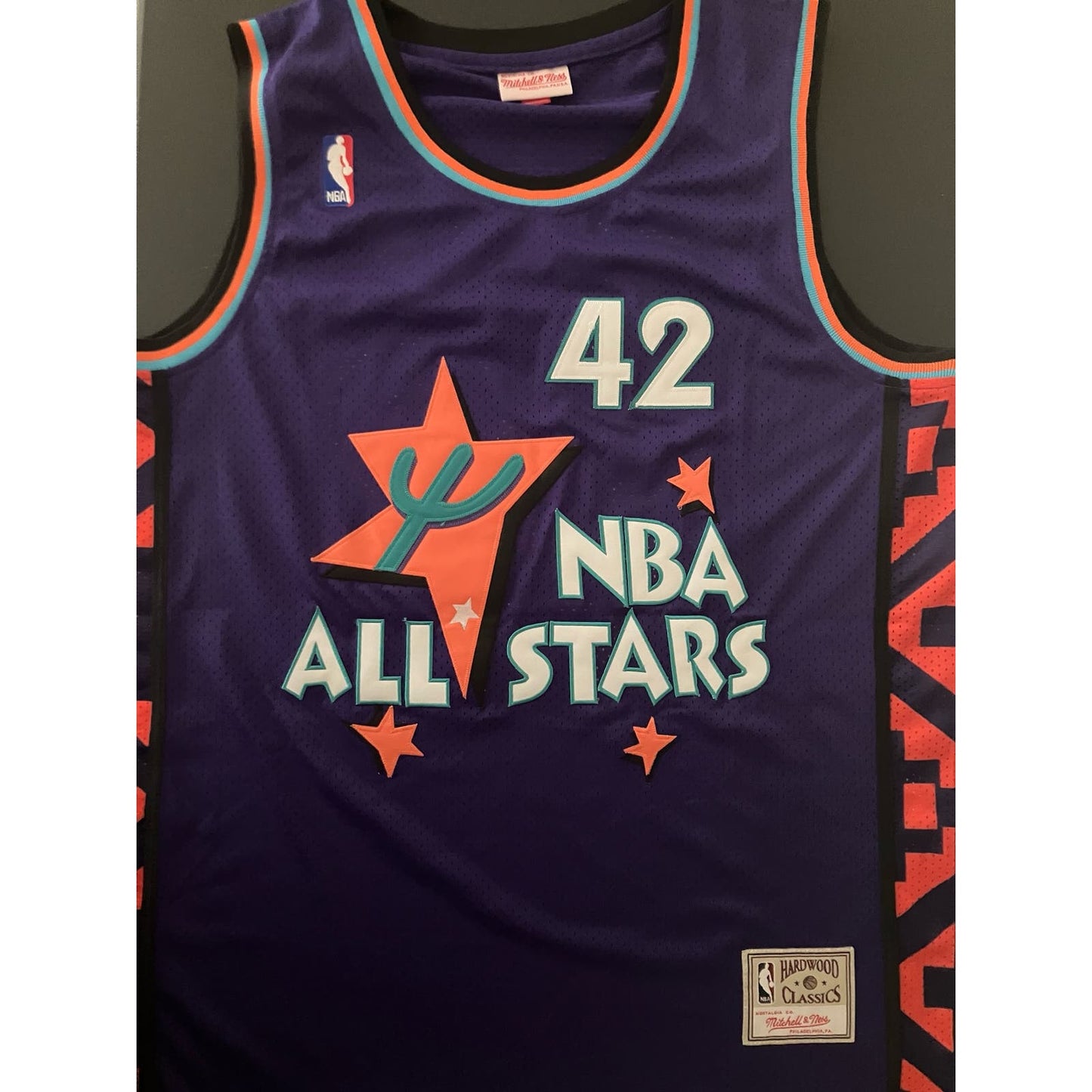 Vin Baker Signed 1995 NBA All-Star Jersey PSA/DNA