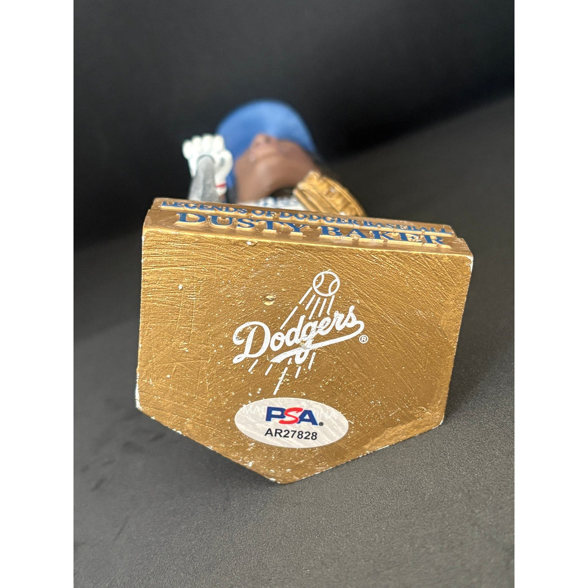 Dusty Baker Signed Los Angeles Dodgers Bobblehead PSA/DNA