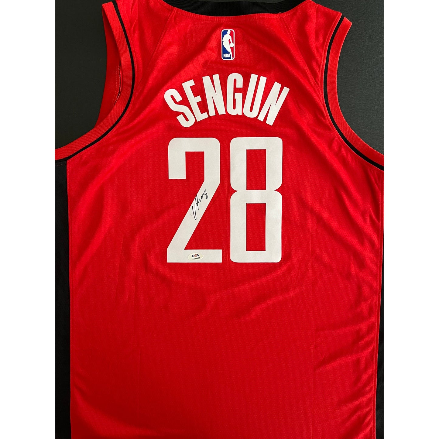 Alperen Sengun Signed Houston Rockets Jersey PSA/DNA