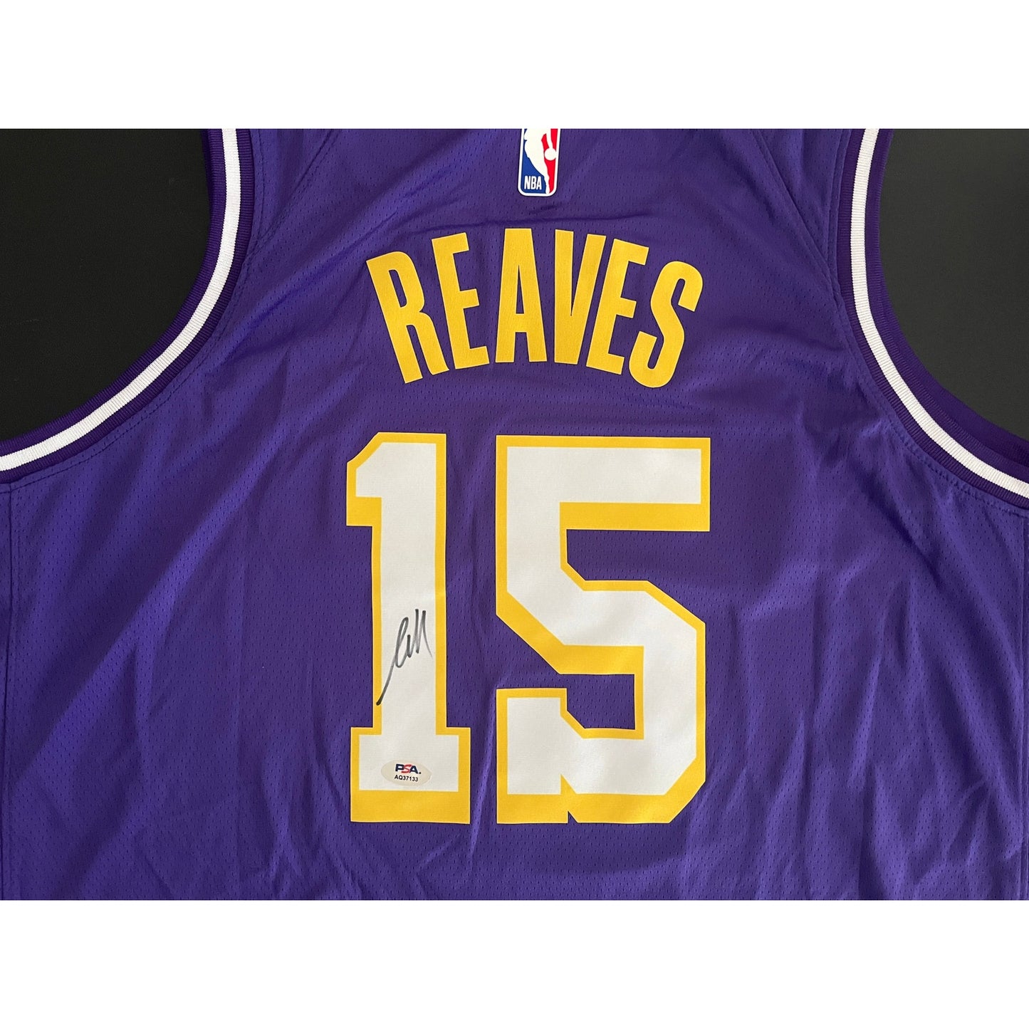 Austin Reaves Signed Los Angeles Lakers Jersey PSA/DNA
