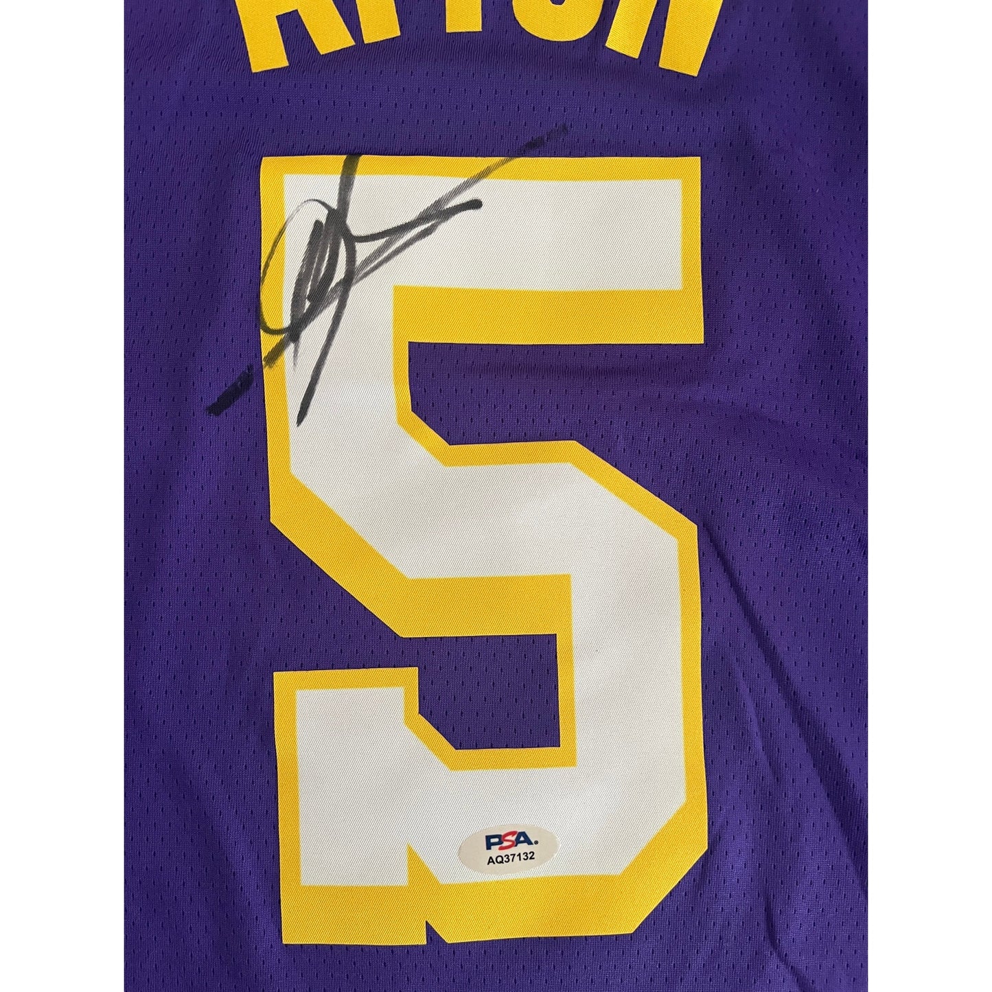 Deandre Ayton Signed Los Angeles Lakers Jersey PSA/DNA