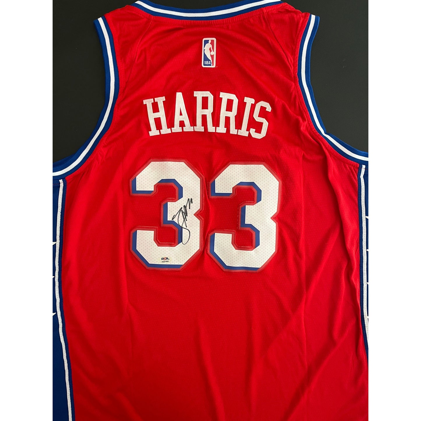 Tobias Harris Signed Philadelphia 76ers Jersey PSA/DNA