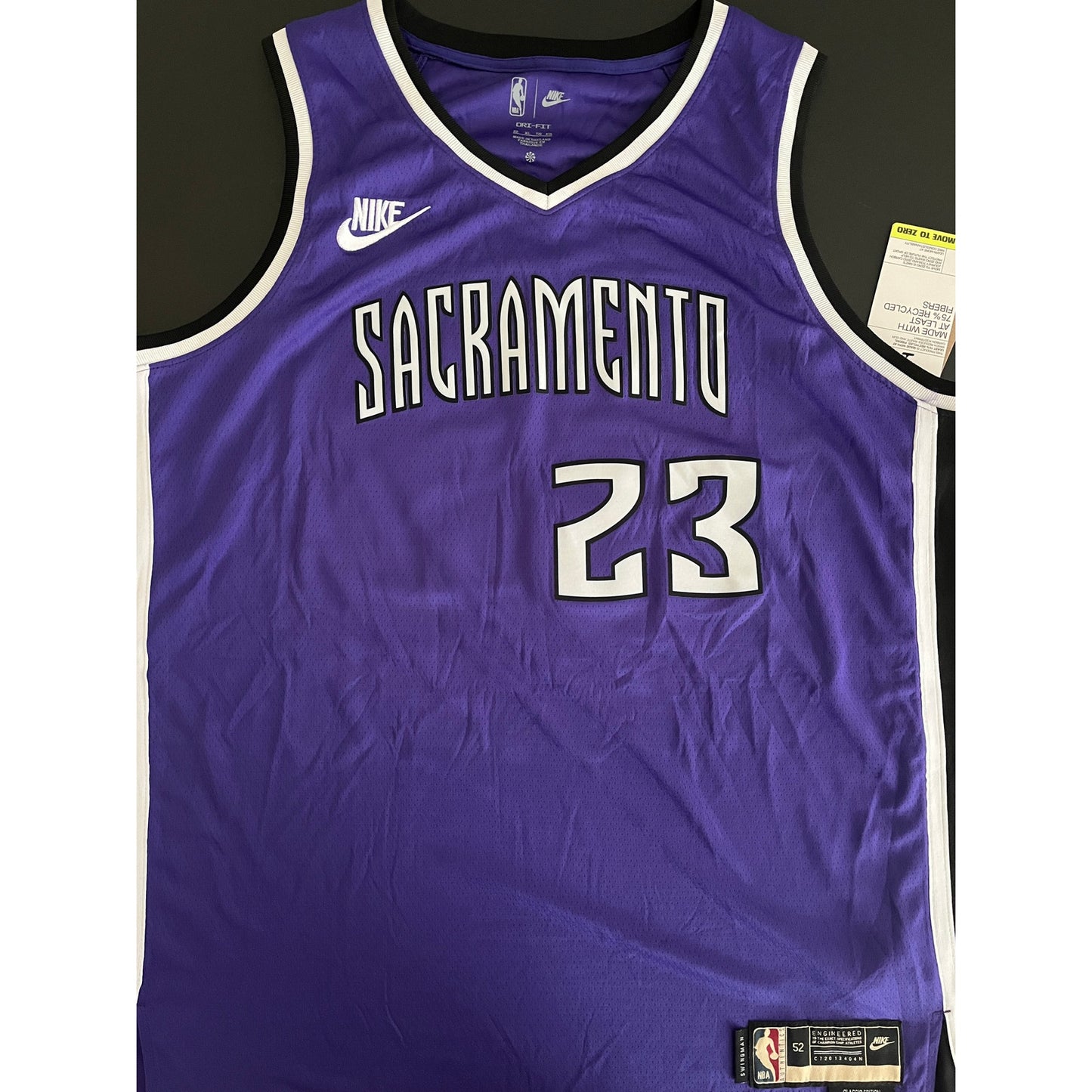 Keon Ellis Signed Sacramento Kings Classic Edition Jersey PSA/DNA