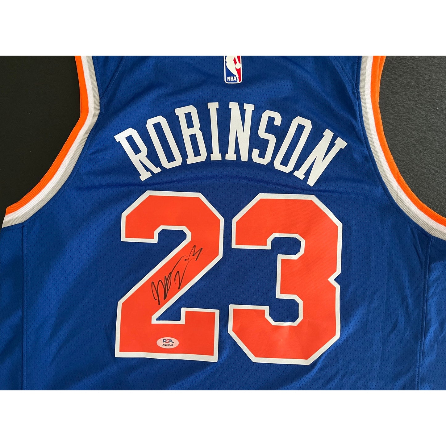 Mitchell Robinson Signed New York Knicks Jersey PSA/DNA