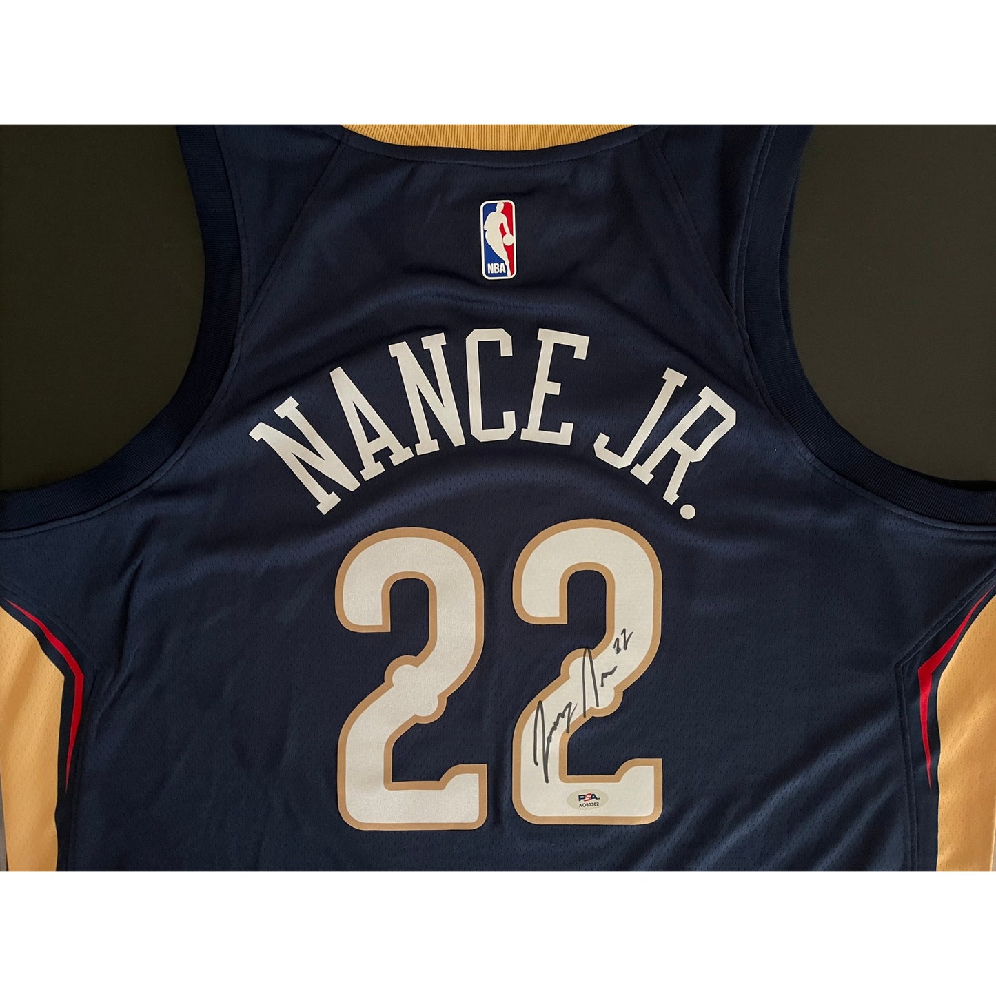 Larry Nance Jr. Signed New Orleans Pelicans Jersey PSA/DNA