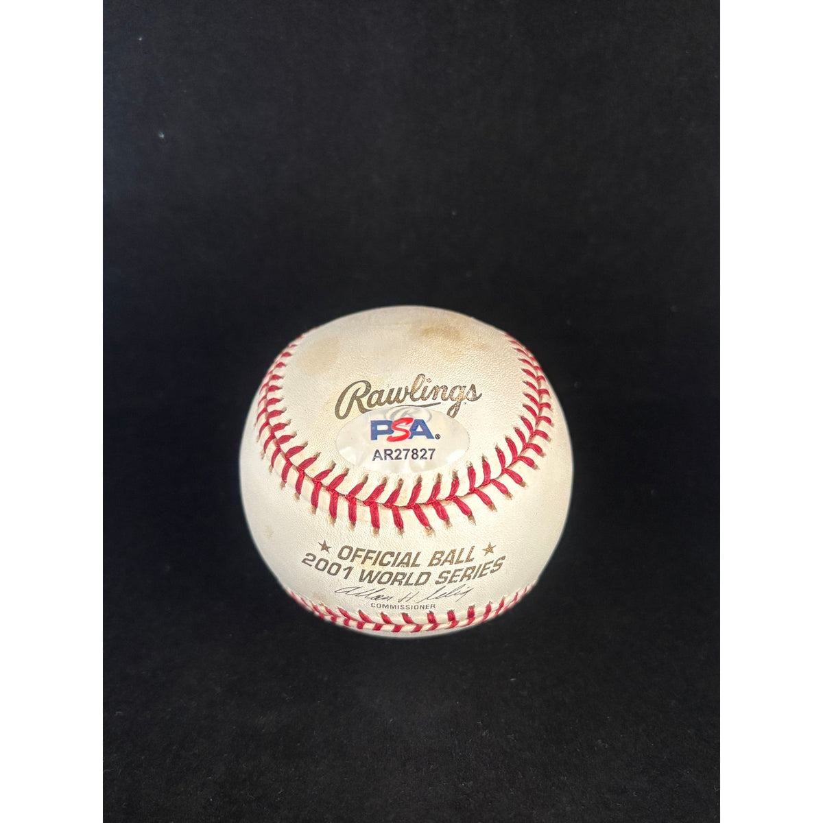 Luis Gonzalez Signed 2001 World Series Baseball "Game 7 GW Hit" PSA/DNA